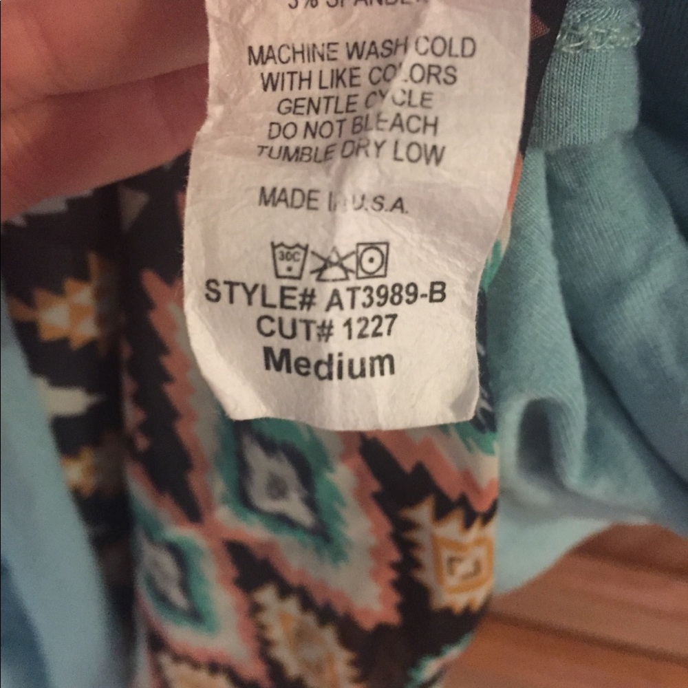 Blue Aztec top - Picture 4 of 4